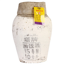 塔牌陈年加饭酒20斤坛装 10L 17度 坛装 半干型 手工酿造黄酒 *2件