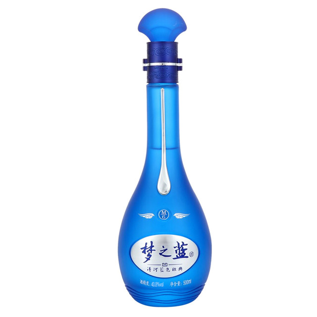 YANGHE 洋河梦之蓝蓝色经典M6 40.8%vol 浓香型白酒500ml*2瓶礼盒装