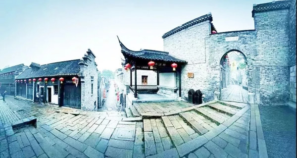 镇江西津渡书香府邸酒店1晚+双早+西津渡门票+金山寺门票2张/双人晚餐