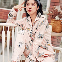 Miiow 猫人 WC19128 女士纯棉家居服睡衣