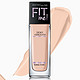 预售：MAYBELLINE 美宝莲 fitme 定制水感粉底液 30ml+5ml*3