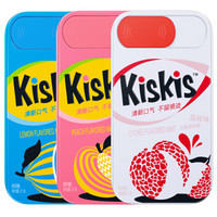 KisKis 酷滋 无糖薄荷糖（荔枝味+水蜜桃味+柠檬味组合装）21g*3盒 *5件