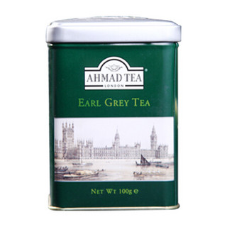 阿联酋进口 亚曼(AHMADTEA)伯爵红茶 精致礼品罐装茶叶100g *4件