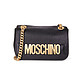 Moschino 莫斯奇诺 7446 8003 女士鹿皮链条单肩斜挎包