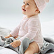 Gap 盖璞 婴儿 基本款纯棉可爱舒适针织熊耳帽子两件装
