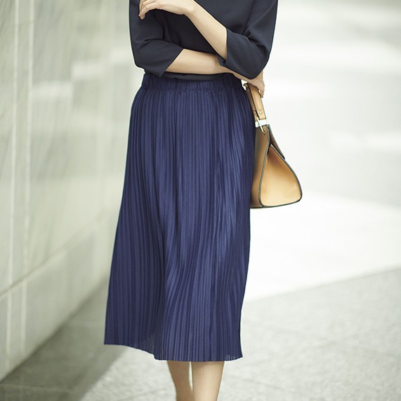 uniqlo优衣库422690女士打褶针织长裙