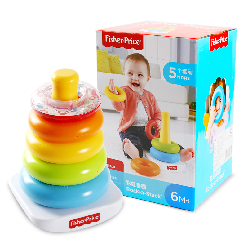 Fisher-Price 费雪 N8248 彩虹套圈 6个月以上