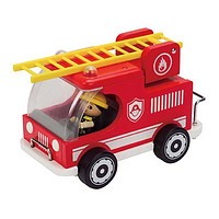 Hape消防车3岁以上婴幼玩具过家家玩具情景模拟 E3008