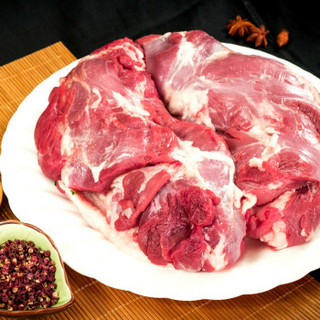 杞乐康 宁夏盐池滩羊肉 羊腿肉去骨纯后腿肉 2000g