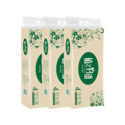 花弄影 竹浆本色卷纸 4层100节36卷 *2件