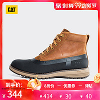 9号：CAT卡特春夏款牛皮织物男户外休闲靴P721800G3UDR09