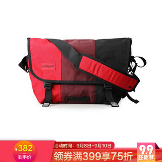 美国天霸（TIMBUK2）信使包 单肩包时尚斜挎包骑行包邮差包潮包 酒红色经典款（XS） TKB116-1-6061