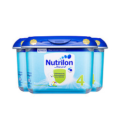 Nutrilon诺优能进口婴幼儿配方奶粉4段 800g*3罐*2件