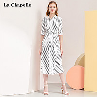 La Chapelle 拉夏贝尔 10020350 女士波点连衣裙 *2件
