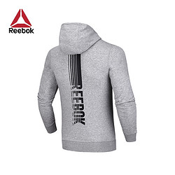 Reebok锐步官方 运动健身 BACK PRINT HOODIE 男子连帽夹克FMA28