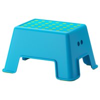 IKEA 宜家 BOLMEN 伯蒙 踏脚凳 蓝色