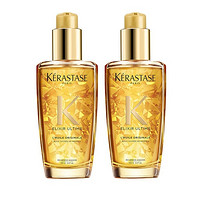 银联专享： KÉRASTASE 卡诗 双重菁纯护发精油 100ml *2件