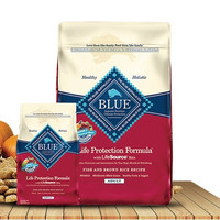 BLUE BUFFALO 蓝馔 生命保护鲑鱼糙米成犬粮 13.6kg