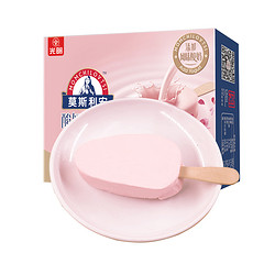光明 莫斯利安玫瑰花味酸奶冰淇淋雪糕 65g*4 *2件