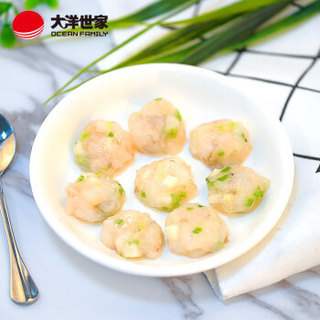 大洋世家 虾滑150g（芹菜味） 袋装 虾肉含量85%以上 火锅丸子 火锅食材 丸子汤