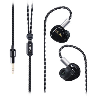 Jaben 水黄鹂HiFi版 入耳式挂耳式有线耳机 素霜 3.5mm