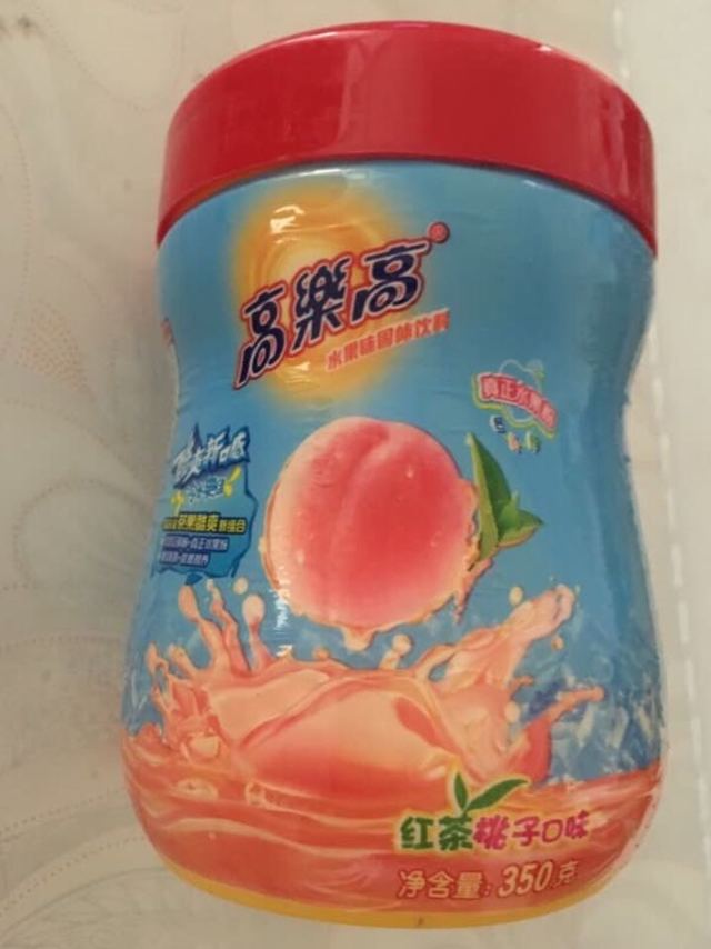 高乐高总算出水果味的饮料了，很浓的桃子味
