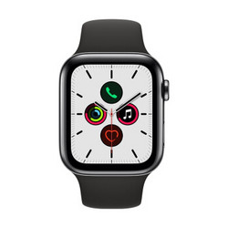 Apple 苹果 Watch Series 5 智能手表 GPS+蜂窝版 44mm 黑色