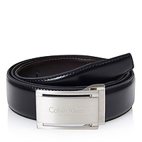 Calvin Klein 男士皮革LOGO腰带