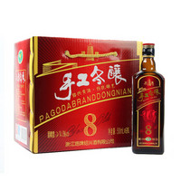 塔牌 八年手工冬酿 14度 500ml*6瓶 礼盒装 半干型 手工酿造黄酒