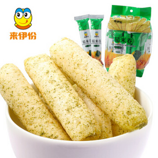 来伊份夹心卷海苔能量棒膨化食品零食糙米卷180g*3袋 *9件