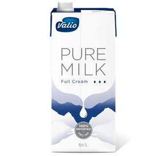 芬兰蔚优Valio全脂纯牛奶进口纯奶1L*12整箱装
