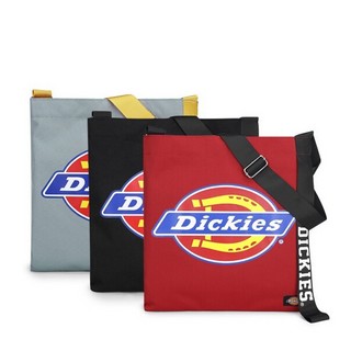 Dickies 帝客 POPD17-C232 男女款斜挎包 黑色(彩色LOGO款)