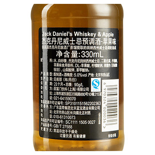 JACK DANIELS 杰克丹尼 威士忌预调酒-苹果味 330ml