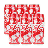 日本原装进口 可口可乐(Coca-Cola)碳酸饮料 经典款&限量款 500ml*6罐
