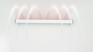AUX 奥克斯 电暖气 对流式白桔黄 2000瓦 1.2米