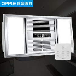 欧普照明 (OPPLE)集成吊顶风暖浴霸 数显 触控面板 大功率取暖LED照明换气吹风多功能