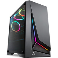 Antec 安钛克 暗黑系-弑星者钢化玻璃侧透 (黑色、420(L)*210(W)*402(H)mm、SPCC&ABS、小型机箱)