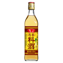 鲁花 调味品 葱姜料酒500ml 精选葱姜料 陈年黄酒