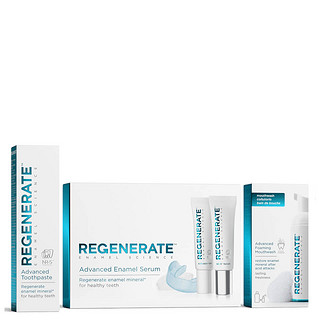 银联专享：REGENERATE 修复牙釉质 美白三步骤（牙膏75ml+漱口水50ml+美白精华2*16ml）