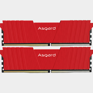 Asgard 阿斯加特  T2 系列 DDR4 3000 16g（8gx2）台式机电脑内存条套装