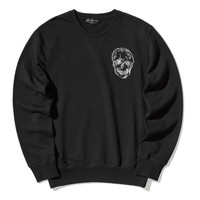 Alexander McQueen SKULL男士 刺绣卫衣