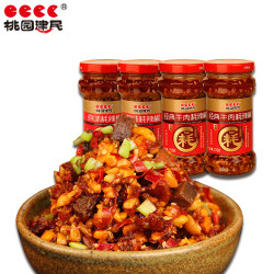 桃园建民 牛肉耗辣椒酱 840g(4瓶装)