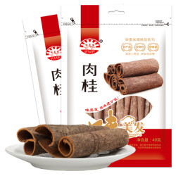 味美发 肉桂40g*2袋 桂皮肉桂片香料炖肉料卤肉卤蛋五香料火锅配料 *2件