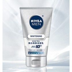 NIVEA 妮维雅 男士美白洗面奶 100g (送洁面乳 50g)