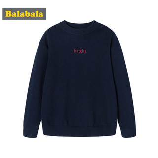 Balabala 巴拉巴拉 男童 秋冬纯棉针织衫