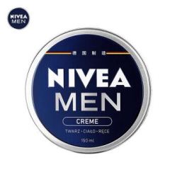 妮维雅(NIVEA)男士润肤霜150ml(乳液面霜 德国进口 蓝罐男罐) *3件