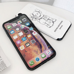 GGUU iPhonex手机壳kaws潮牌芝麻街