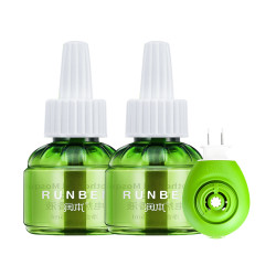 润本 婴儿电热蚊香液45ml*2瓶 母婴幼儿童驱蚊液灭蚊水45ml*2+1加热器