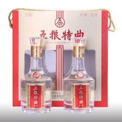 五粮液 五粮特曲典藏 52度475mL*2瓶礼盒 中秋礼品