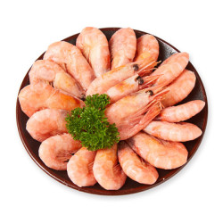 易果生鲜 加拿大冻北极甜虾 1kg *3件